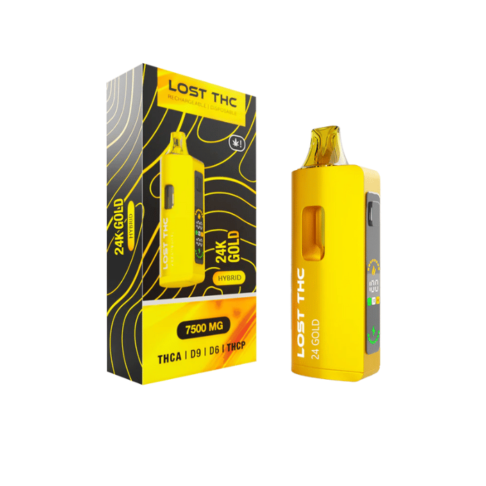 Lost THC V2 7.5 Gram THC-A Disposable Gold Edition